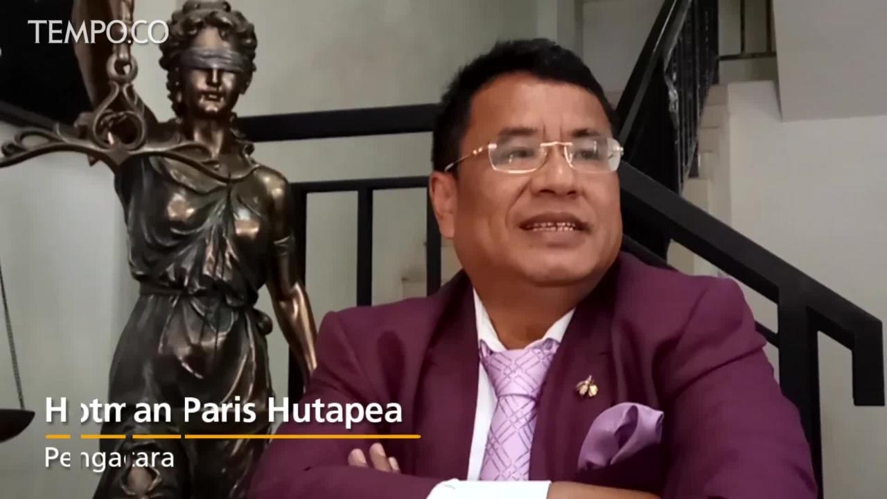 Gaya Mewah Hotman Paris Hutapea untuk Hantam Psikologis Lawan