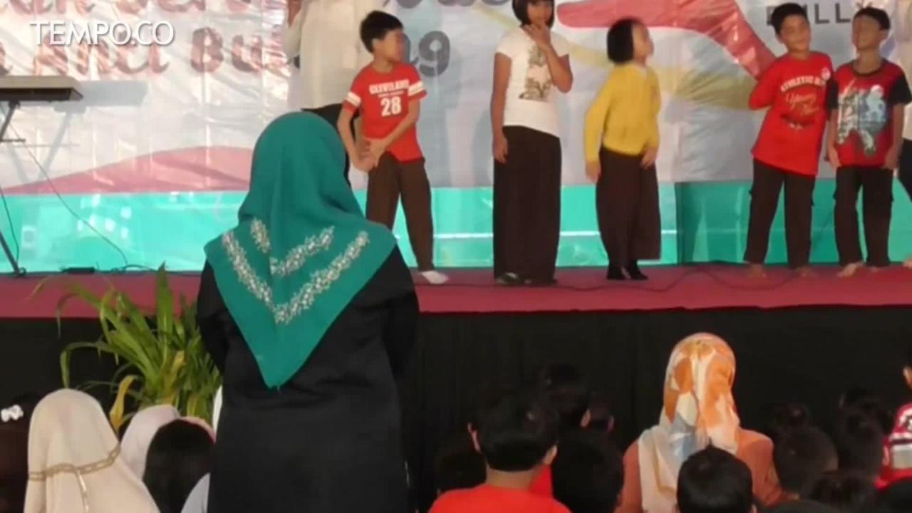 Begini kalau Siswa SD Gelar Kampanye Antibullying