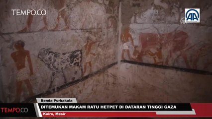Ditemukan Makam Ratu Hetpet di Dataran Tinggi Gaza