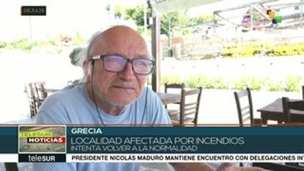 Grecia: siguen los esfuerzos por reponerse del incendio del año pasado