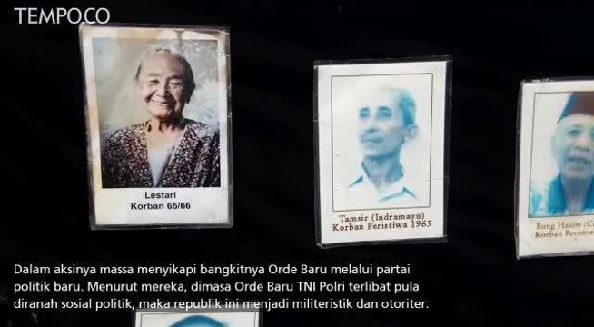 Keluarga Korban Pelanggaran HAM Demo di Istana, Ini Tuntutannya