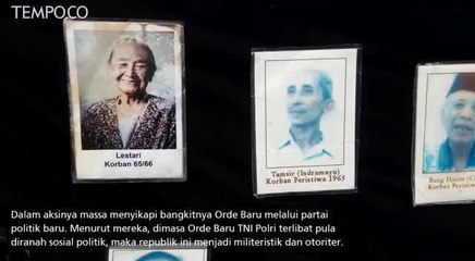 Keluarga Korban Pelanggaran HAM Demo di Istana, Ini Tuntutannya