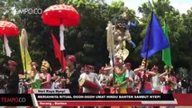 Meriahnya Ritual Ogoh-ogoh Umat Hindu Banten Sambut Nyepi