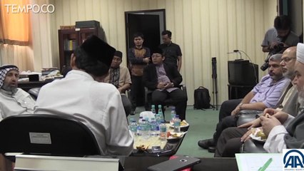 Ulama Diaspora Palestina Kunjungi MUI