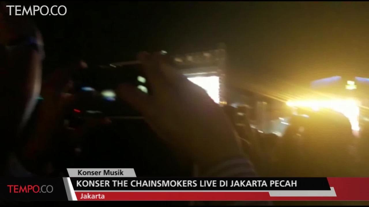 Konser The Chainsmokers Live di Jakarta Pecah
