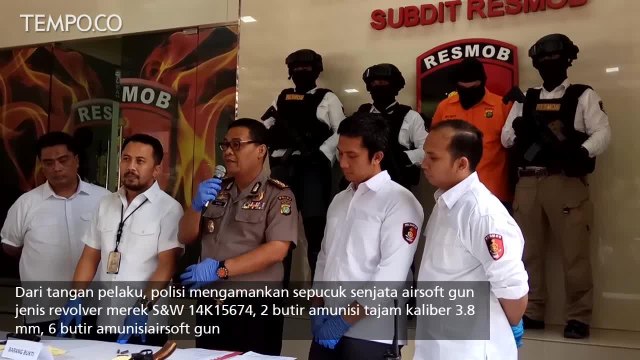 Polisi Tetapkan pemilik Senjata Ilegal di Jalan Tol Sebagai Tersangka