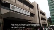 Warga Pulau Pari Demonstrasi di Depan Kantor BPN Jakarta