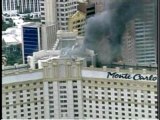 Monte Carlo Hotel Casino Fire Las Vegas Nevada