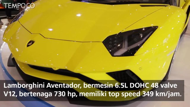 Deretan Supercar Hadir di IIMS 2018
