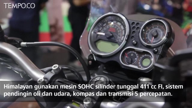 Bermesin 411 cc Royal Enfield Himalayan Hadir di IIMS 2018