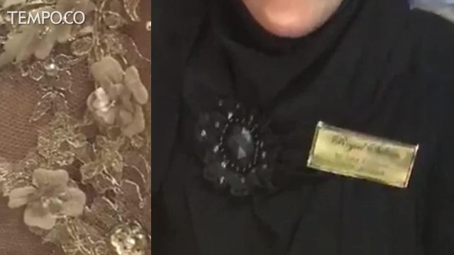 Wanita Berkebutuhan Khusus Pasang Aksesori di Busana