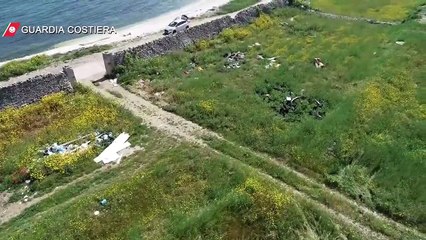 Molfetta (BA) - Zozzi riducono l'arenile a discarica 3 denunce (29.07.19)