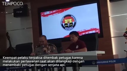 Polisi Tembak 4 Terduga Teroris di Cianjur Jawa Barat