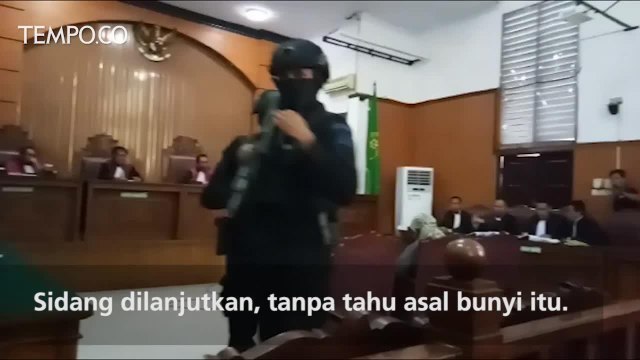 Dentuman saat Sidang Bos Teroris Aman Abdurrahman