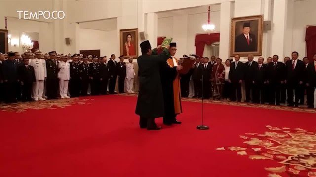Joko Widodo Melantik Wakil Ketua Mahkamah Agung