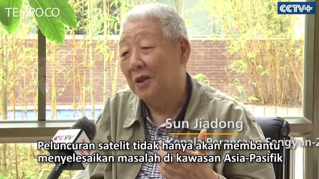Begini Satelit Meteorologi Cina Mengorbit Bumi