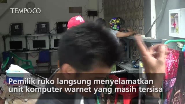 Ledakan Tabung Gas Hanguskan Dua Ruko