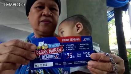SBY Buka Pasar Murah Demokrat