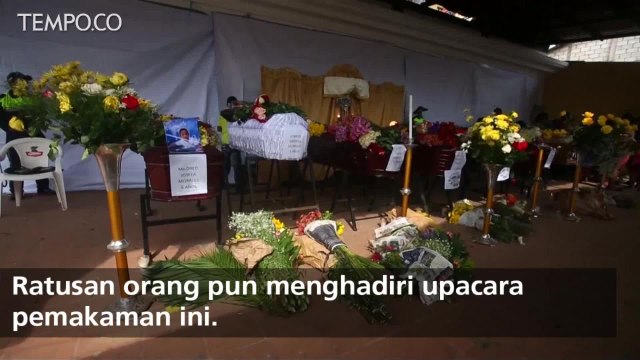 Ratusan Orang Hadiri Pemakaman Korban Letusan Gunung di Guatemala