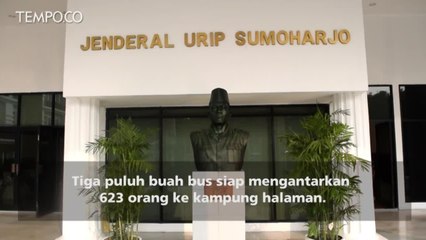 Siap Berlebaran, Menteri Pertahanan Lepas 30 Bus Mudik