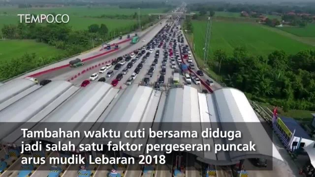 Begini Antrean Gerbang Tol Palimanan