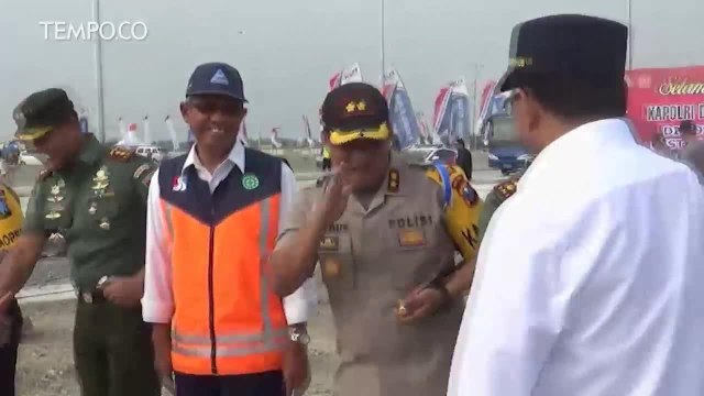 Kapolri, Panglima TNI, dan Menteri Mengecek Tol Trans Jawa