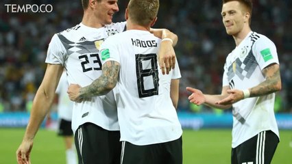Lawan Swedia, Gol Toni Kroos Selamatkan Jerman 2-1