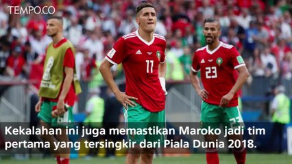 Download Video: Takluk Lawan Portugal, Maroko Tersingkir dari Piala Dunia 2018