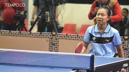 Tim Tenis Meja Beregu Putri Wheel Chair Raih Emas
