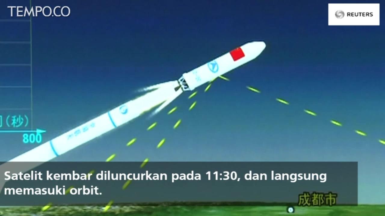 Cina Luncurkan Satelit Kembar Pengamatan Pumi
