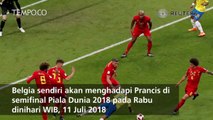 Menang 2-1, Belgia Singkirkan Brasil di Piala Dunia 2018