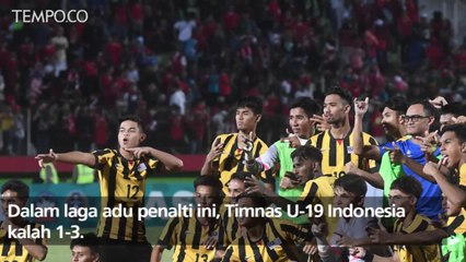 Malaysia Taklukan Indonesia di Semi Final Piala AFF U19