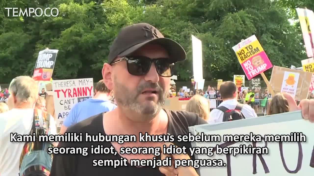 Trump Didemo Warga Inggris