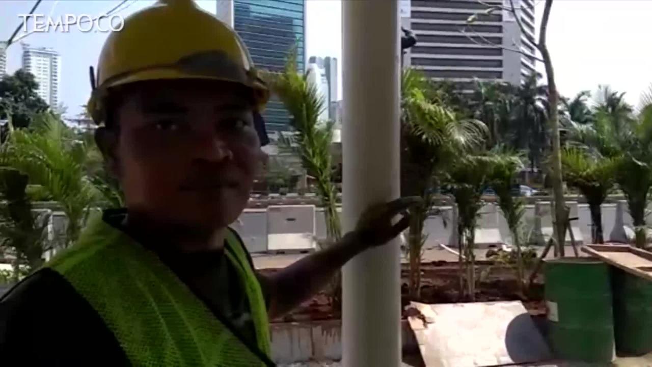 Proyek Trotoar Sudirman Ditargetkan Rampung Akhir Juli 2018