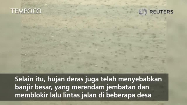 Hujan Deras Hantam Kota-kota di Mongolia