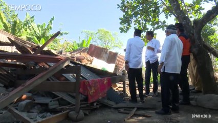 Download Video: Gempa Lombok, Jokowi Beri Bantuan Renovasi Rumah Rp 50 Juta