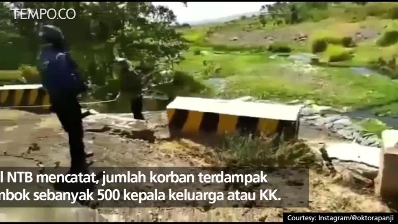 Gempa Lombok, Tiga Kecamatan Rusak Parah