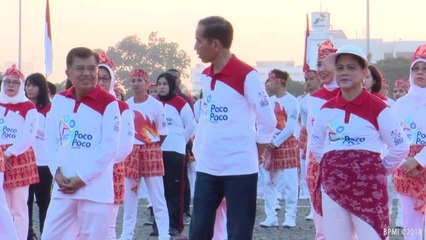 Tải video: Presiden dan Ibu Negara Turut Pecahkan Rekor Dunia Poco-Poco