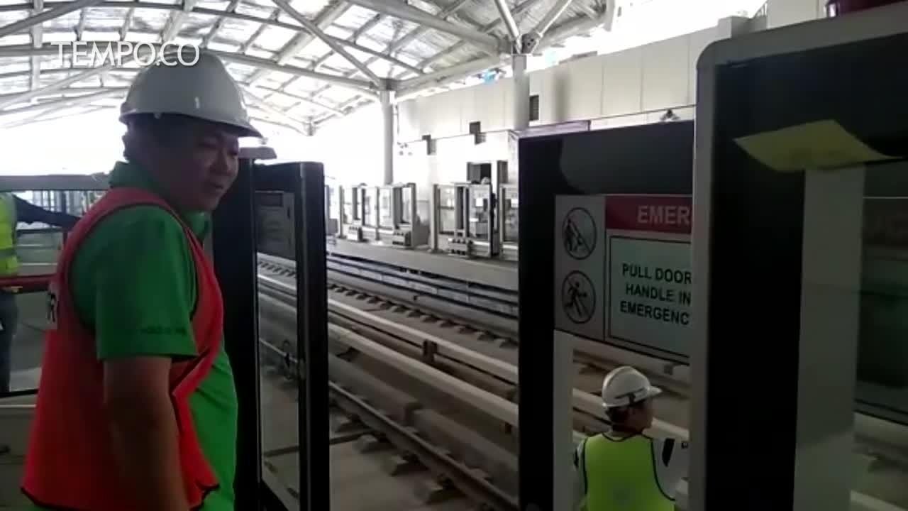 LRT Kelapa Gading Siap Diuji Coba Jelang Asian Games