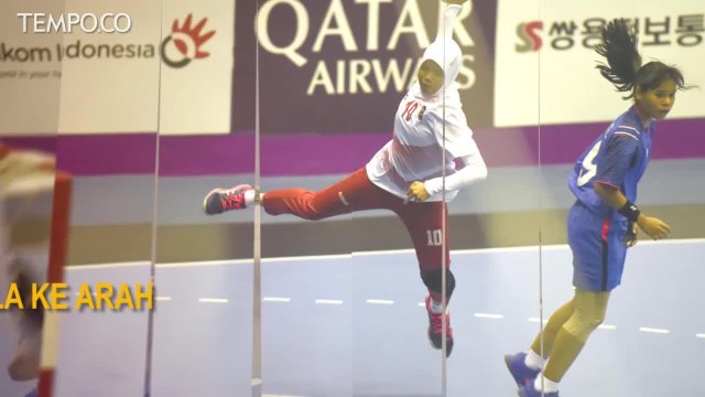 Tim Bola Tangan Putri Indonesia versus Tim Thailand