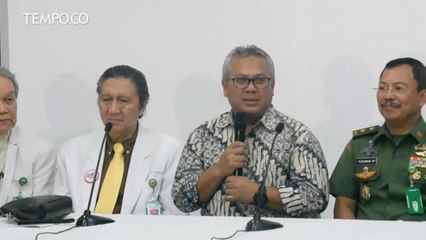 Tim Dokter Serahkan Tanda Selesai Pemeriksaan Capres dan Cawapres