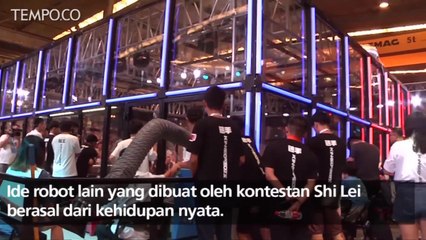 Turnamen Pertarungan Robot Pukau Para Penonton