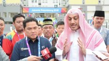 Atlet Asian Games dari Negara Muslim Salat Idul Adha di Kemayoran