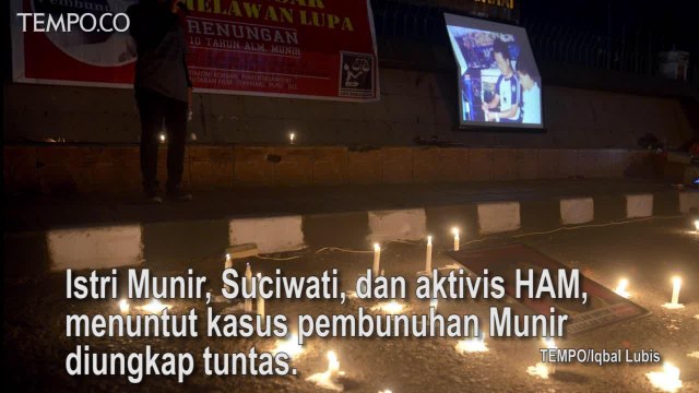 Pollycarpus Bebas, Kasus Pembunuhan Munir Belum Tuntas