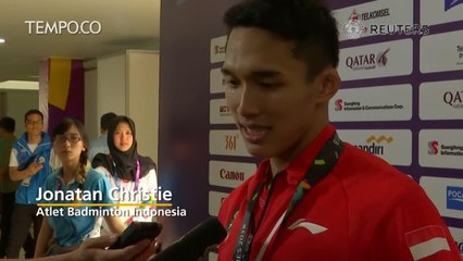 Jonatan Christie Ungkap Kemenangan di Asian Games Pertamanya