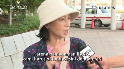 Gempa Hebat di Jepang, Transportasi Lumpuh