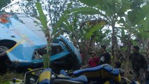 Bus Masuk Jurang di Sukabumi, 17 Orang Meninggal