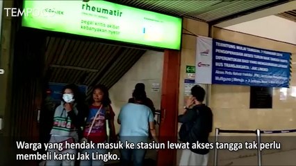 Ada Skybridge, Warga Tetap Bisa Gunakan Akses Tangga Stasiun Tanah Abang