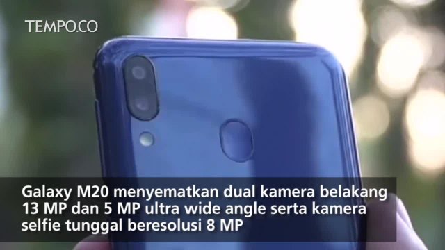 Samsung Galaxy M20 Sematkan Teknologi Layar Terbaru