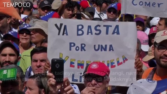 Demonstrasi besar-besaran di Venezuela Tuntut Maduro Mundur